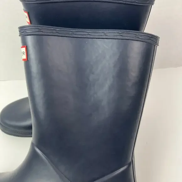 Hunter Kids First Classic Rain Boots In Navy Size 13B/1G GUC Unisex - Picture 2 of 16